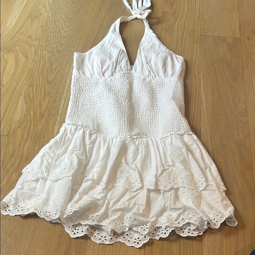 Hollister White Mini Dress